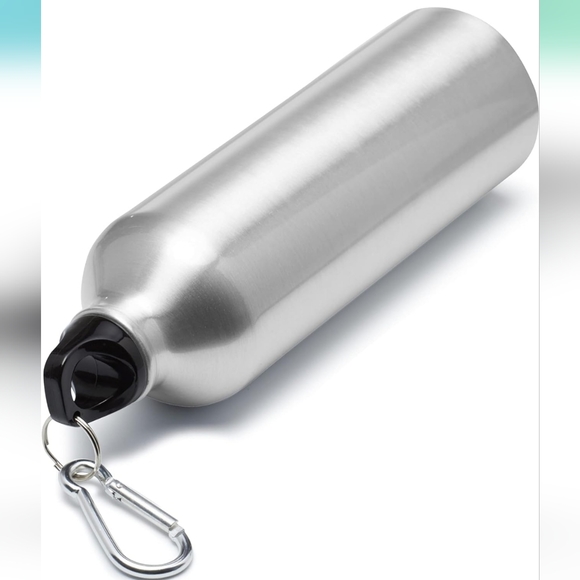 NWOT - 24oz Aluminum PROMO/CRAFT Travel Bottle, Leakproof Twist Lid & Carabiner - Picture 2 of 6